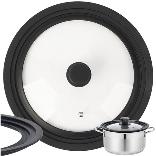 Ruhhy univerzalni poklopac 3 u 1 za lonce 28/30/32 cm, staklo i silikon Slike