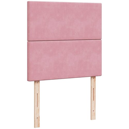 Box spring krevet s madracem ružičasti 90x190 cm bar&amp;scaron;unasti Slike