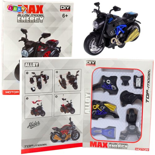  Metalni motor za sastavljanje 1:14 DIY - plavi Slike