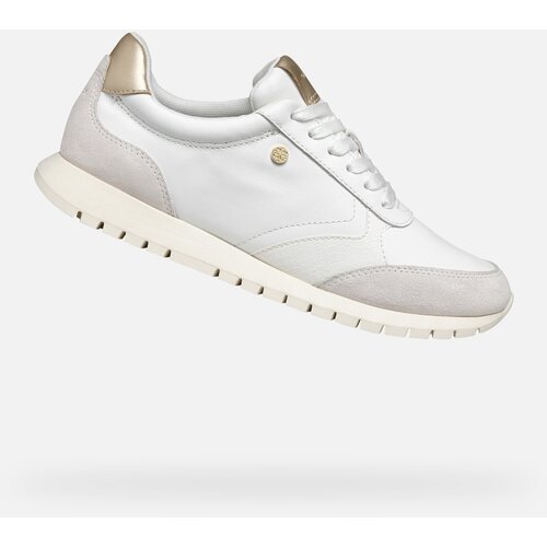 Geox White women's sneakers Sukie 2.0 - Women's Cene