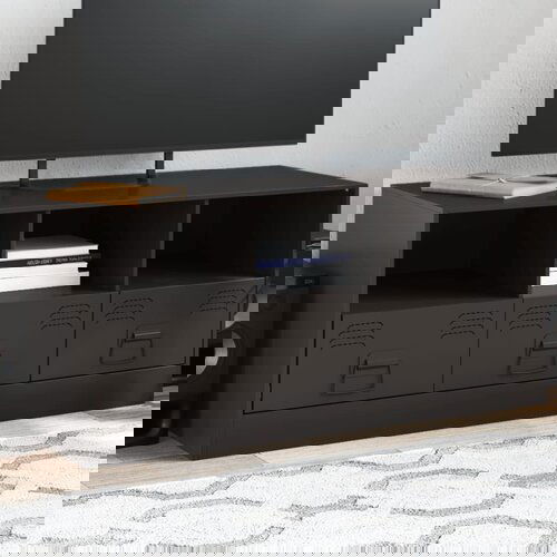 VidaXL TV omarica črna 99x39x44 cm jeklo Slike