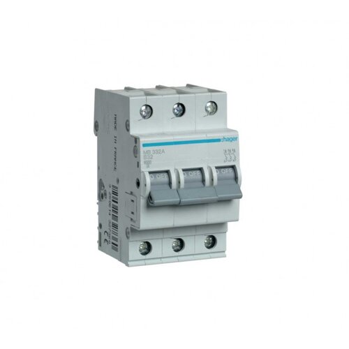 HAGER automatski osigurač 32A-3P MB332A Slike