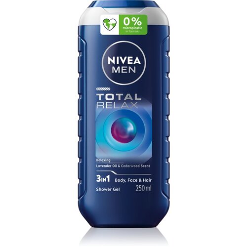 Nivea MEN Total Relax relaksacijski gel za prhanje za moške 250 ml Cene