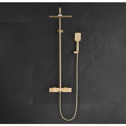  Luksuzni nadometni tuš sistem ELITE EDITION BSE1419 | Premium linija<span> - </span>Brušeno zlato Cijene