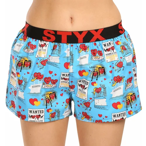 STYX Women's Boxer Shorts Art Sports Rubber Valentine's Day Couples