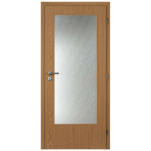 DOORNITE sobna vrata sa staklom (D x Š x V: 39 x 850 x 2.000 mm, DIN desno, Hrast)
