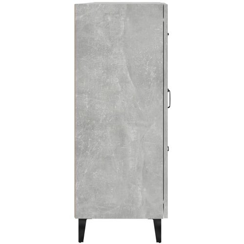  Komoda siva boja betona 69,5 x 34 x 90 cm od konstruiranog drva Slike