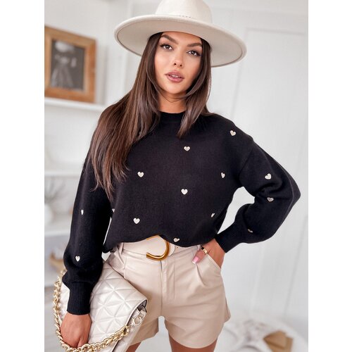DStreet Sweter damski LUMINA czarny Slike