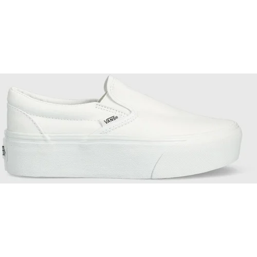 Vans Tenisice Classic Slip-On Stackform za žene, boja: bijela, VN0A7Q5RW001