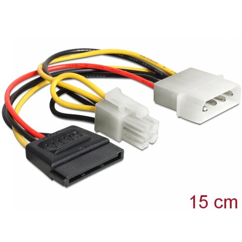 Delock Napojni kabal MOLEX - SATA 15cm Cene