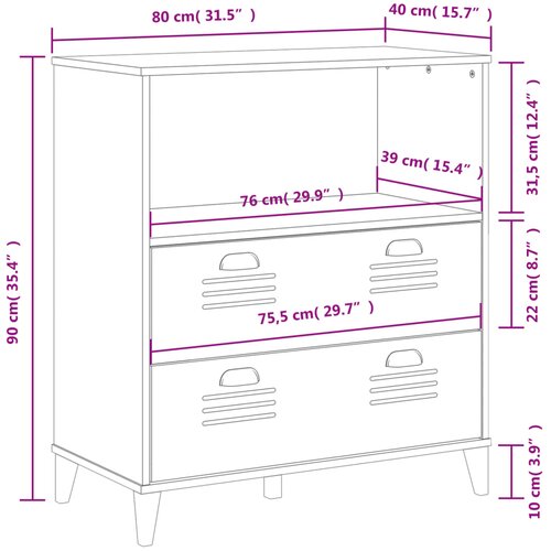  Regal za knjige VIKEN crni 80 x 40 x 90 cm konstruirano drvo Slike