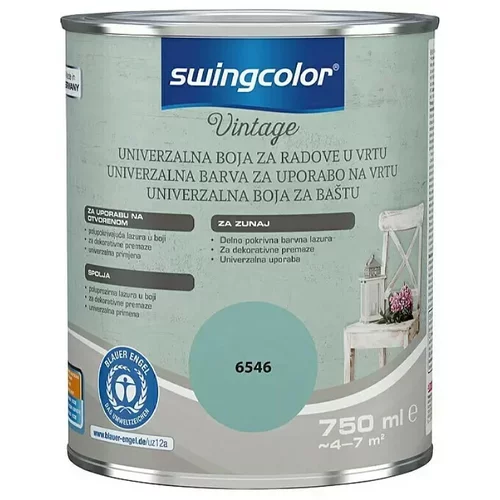 SWINGCOLOR Univerzalna barva za uporabo na vrtu Vintage (750 ml, zelena, mat)