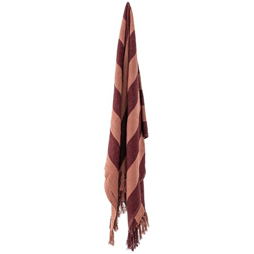 Bloomingville Bordo rdeča odeja iz recikliranega bombaža 130x160 cm Frello &amp;ndash; Slike