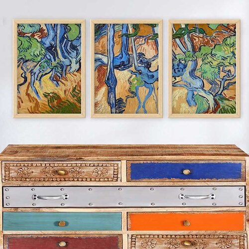 Wallity Set uramljenih slika 3NTC_UN3868449, 3 Dela Cene