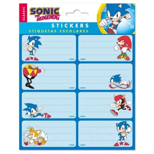 Grupo Erik Editores S. L. Sonic - Nalepnice set - Sonic, The Hedgehog Cene