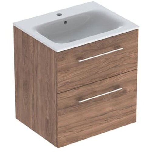 Geberit Selnova Square komplet ugradni umivaonik sa ormarićem, 60cm orah 501.238.00.1 Cene