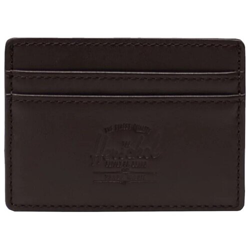Herschel Charlie Leather Rfid Crna Slike