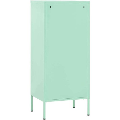 VidaXL Omara za shranjevanje mint zelena 42,5x35x101,5 cm jeklo Slike
