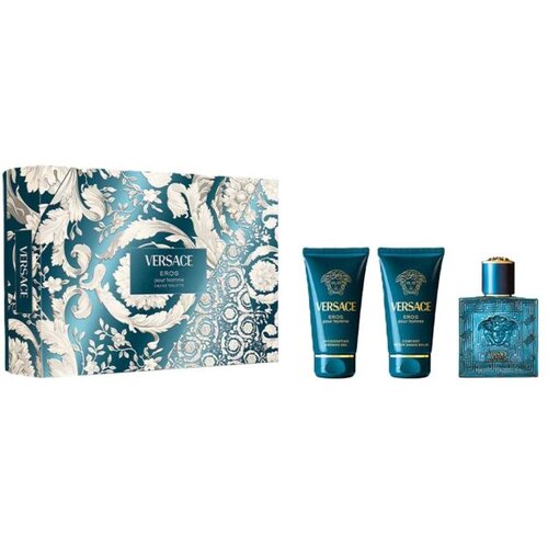 Versace eros set edt 50 ml + sg 50 ml + as balm 50 ml Slike