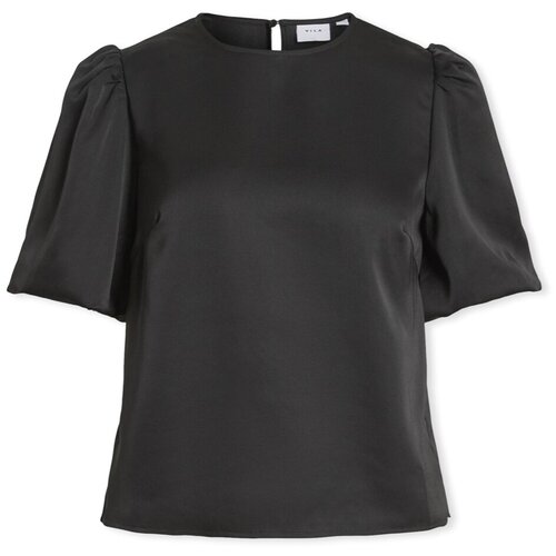 Vila Topi & Bluze Noos Top Ellette - Black Črna Cene