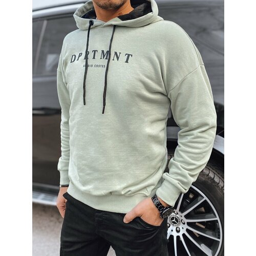 DStreet Men's sweatshirt with olive print Slike