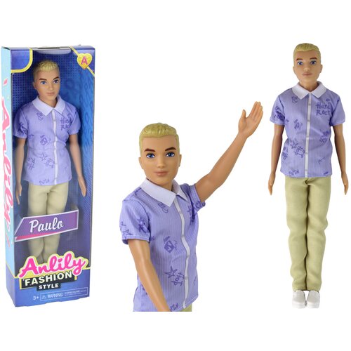  Lutka za igru dječak Paulo sa ljubičastom košuljom Cijene
