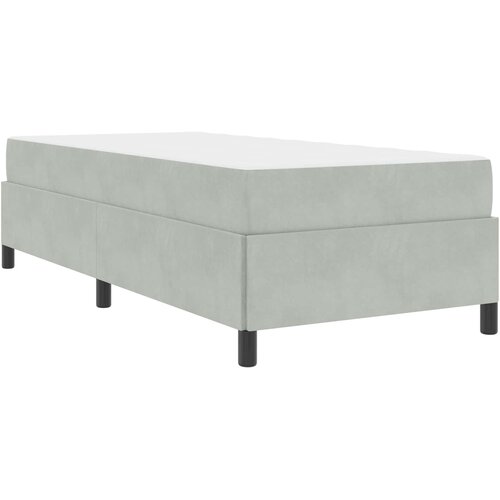  Krevetna konstrukcija Svijetlo siva 90 x 200 cm tkanina Slike