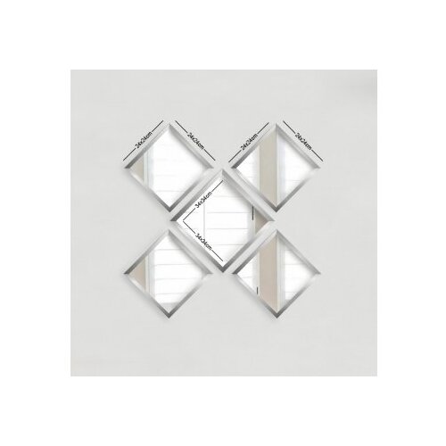 Hanah home Set ogledala SETAYNA_049, 24x24cm(4), 34x34cm(1) Cijene