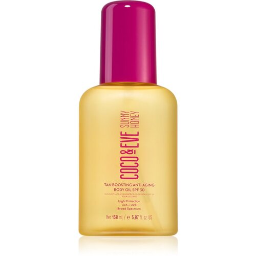 Coco & Eve Sunny Honey Tan Boosting Anti-Aging Body Oil SPF 30 zaštitno ulje za ubrzanje tamnjenja kože protiv starenja kože SPF 30 150 ml Cijene