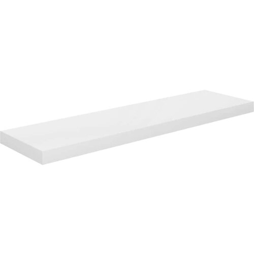  Plutajuće zidne police 4 kom sjajne bijele 90x23,5x3,8 cm MDF Slike