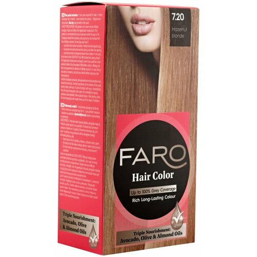 Faro farba za kosu 7.2 lešnik plava Slike