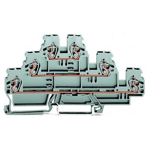 Wago GmbH & Co. KG Tristopenjska sponka 0,08-2,5/4qmm L/L/L 870-551, (20859181) Cene