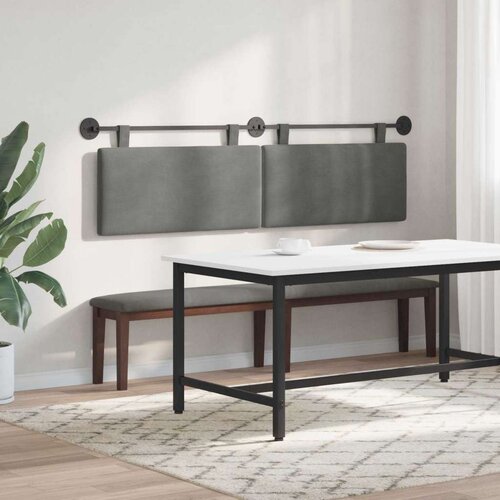  Držeće uzglavlje Tamno siva 170 x 55 x 5 cm Kordura tekstil - Tamno siva 160 cm bez LED Slike