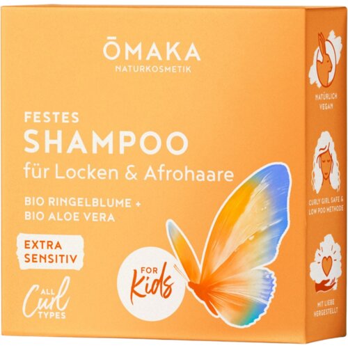 ŌMAKA Naturkosmetik Čvrsti dječji šampon za ekstra osjetljivu kožu - 55 g Cijene