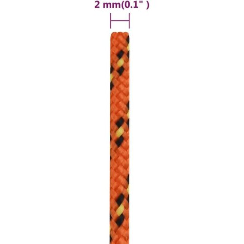 vidaXL Vrv za čoln oranžna 2 mm 25 m polipropilen Cene