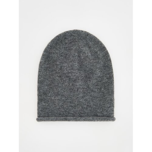 Reserved kapa beanie iz mešanice volne - siva Cene