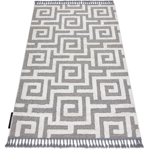 RugsX Preproge Preproga MAROC P655 Labirint, Grški siva / 140x190 cm Siva Cene