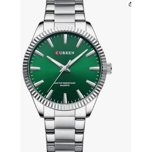 Curren 8425 mu&amp;scaron;ki sat silver green ( 8425 silver green ) Slike