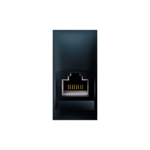 Aling Priključnica crna kompjuterska RJ45 Cat5e E-1M 74221.E1 EXPERIENCE Cene