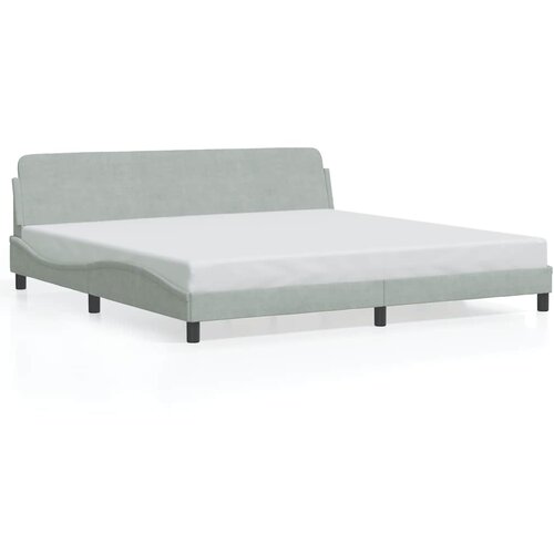  Okvir za krevet Dover svjetlosivi 200 x 200 cm bar&amp;scaron;unasti Slike