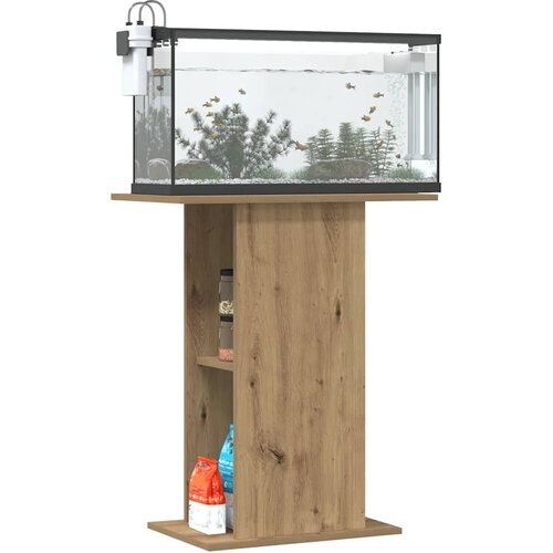  Stalak za akvarij Artisan hrast 36x60,5x72,5 cm Konstruirano drvo Slike