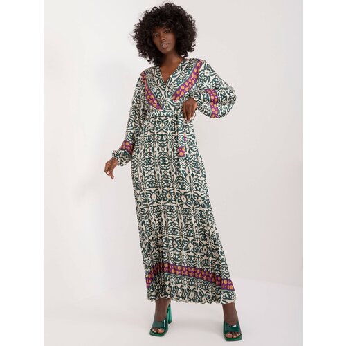 Italy Moda Dress-DHJ-SK-16656.13X-Dark Green Slike