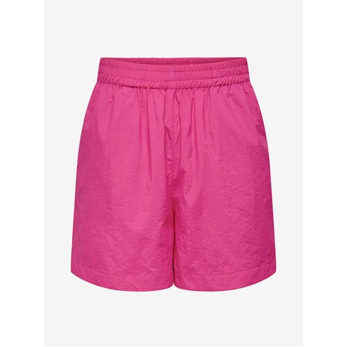 Only Dark pink Womens Rustle Shorts Nellie - Women Slike