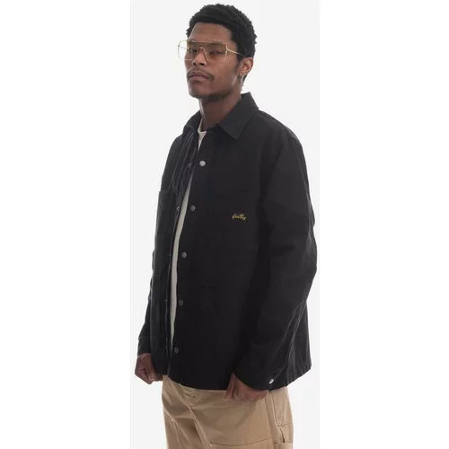 Stan Ray Pamučna jakna Barn Jacket boja: crna, za prijelazno razdoblje, SS23037BLA-BLA