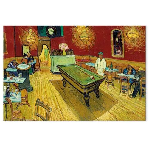  Slika - Vincent van Gogh &amp;ndash; The Night Caf&amp;eacute; 30x20 Premium Print Slike