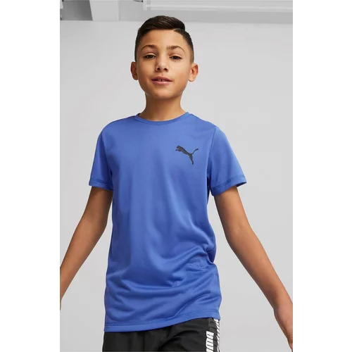 Puma Otroška kratka majica ACTIVE Small Logo Tee B vijolična barva