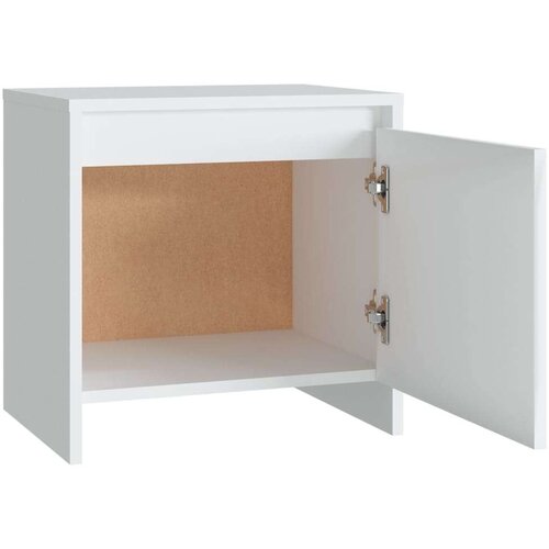 VidaXL noćni ormarići 2 kom bijeli 45 x 34 x 44,5 cm od iverice Slike
