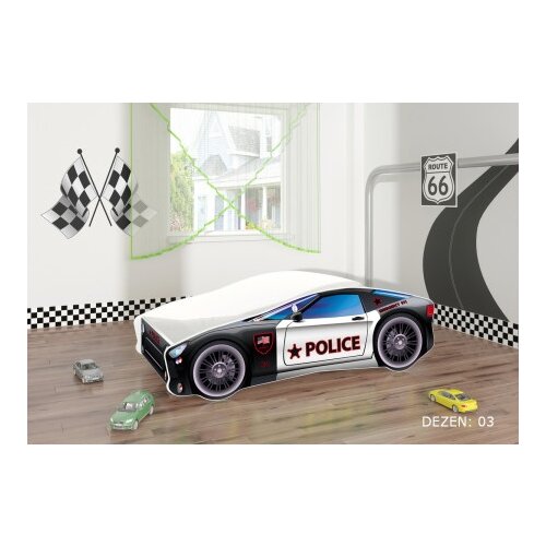 ACMA krevet za decu automobil 140x70 cm 03 ( acmkrcar140x7003 ) Cene