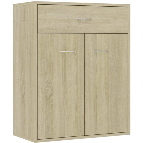 Maison Chic Komoda - Predalnik sonoma hrast 60x30x75 cm iverna plo&amp;scaron;ča, (21717678) Slike
