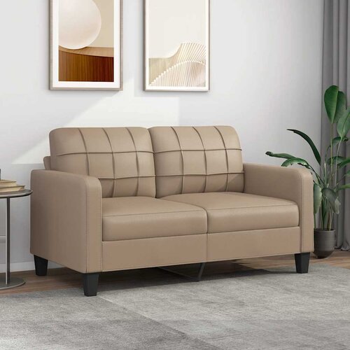  Dvosjed od tkanine cappuccina 140 cm od umjetne kože Cene